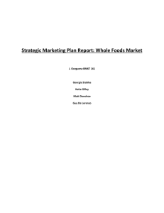 Strategic Marketing Plan Document