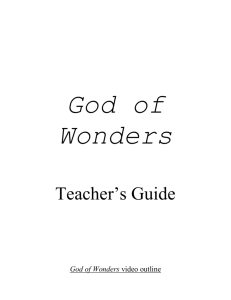 Word - God of Wonders