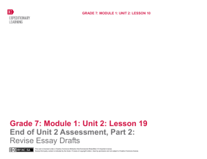 Grade 7: Module 1: Unit 2: Lesson 10 Long