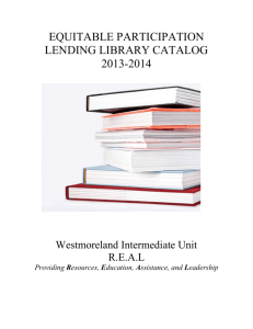Lending Library Catalog