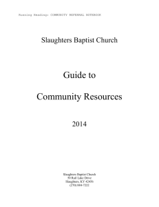 our Community Resource Guide