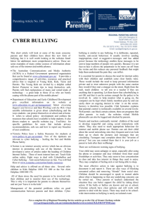 108 Cyberbullying - City of Greater Geelong