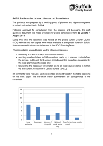 Non Executive Template - Suffolk County Council