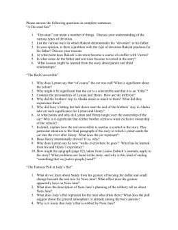 Argumentative Essay Thesis Shortstoryquestionsenglish Healthy Mind In A Healthy Body Essay also Compare Contrast Essay Papers English Sample Student Essays Federalism Essay Paper