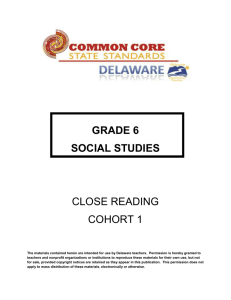 The Social Compact - Close Reading Lesson