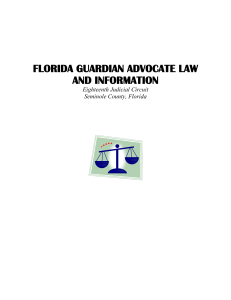 florida guardian advocate law and information