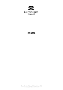 Production - Drama West