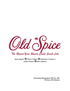 Target Market Definition: Old Spice