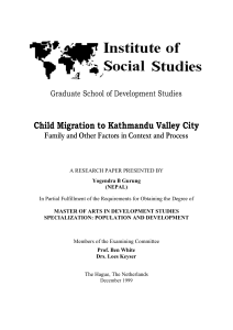 Chapter I - Child Migration Research Network