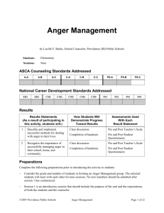 Anger Management - Rhode Island School Counselor Association