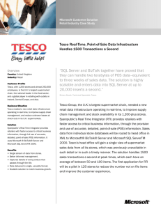 WriteImage CEP Tesco Real-Time, Point-of