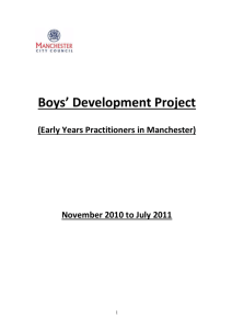 Boys` Development Project