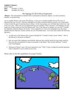 Discussion Essay Odyssey Of Life Essay Honors To Kill A Mockingbird Essay Outline also Faith Essay The Odyssey Essay Topics Criminal Justice Essay
