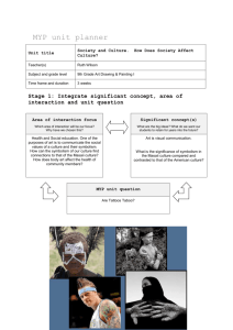 MYP unit planner