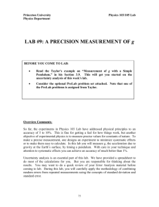 LAB #9 - Physics - Princeton University