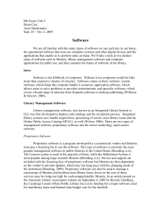 Bib Essay - Software