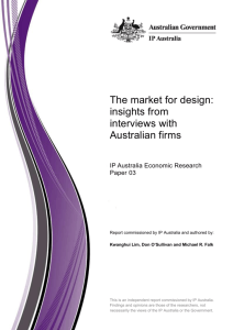 The Market for Design: Insights from Interviews with