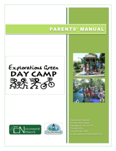 Parents` Manual - Environment Network