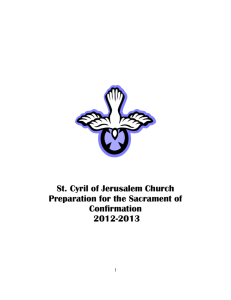 The letter to Msgr. Powell and Bishop requesting Confirmation