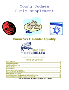 Purim 5771/2011 Kit Word Document