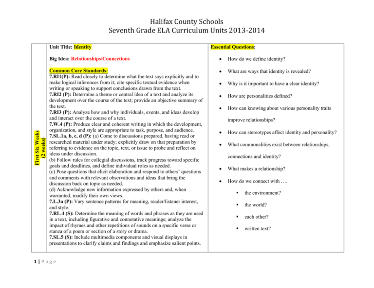 seventh-grade-curriculum-units-2013