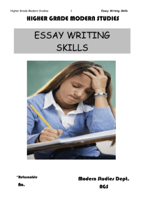 essay writing