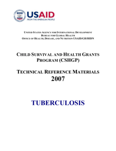 2007 Tuberculosis Technical Reference Materials