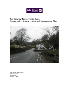 Far Sawrey Conservation Area Appraisal and Management Plan