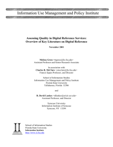 Digital Reference Service in Libraries