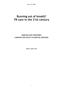 5. MDR-TB - Médecins Sans Frontières