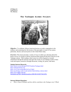 Tuskegee Airmen Project