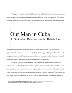 Our Man in Cuba - University of Richmond Blogs