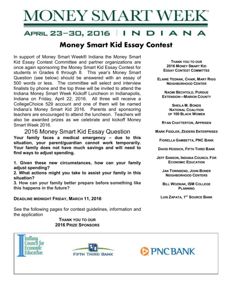 essays for money contest