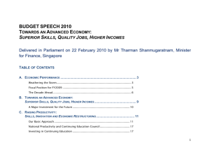 Word Format  - Singapore Budget website