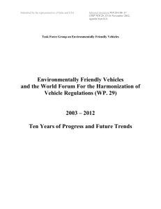 1. Environmentally Friendly Vehicles: The Conferences and the