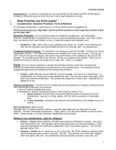 Contracts – Gordley – 2002 Fall – outline 3