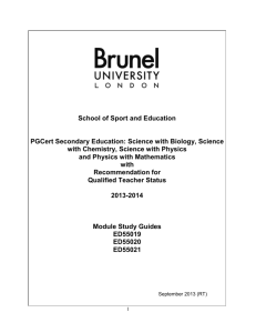 Reference - Brunel University