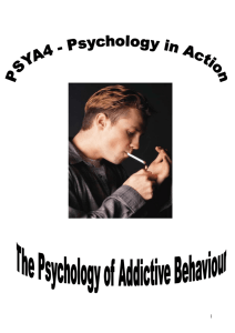addiction booklet