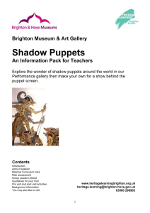 Shadow Puppets pack - Heritage Learning Brighton & Hove