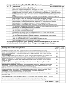 Rough Draft Peer-Editing Checklist Paper Author