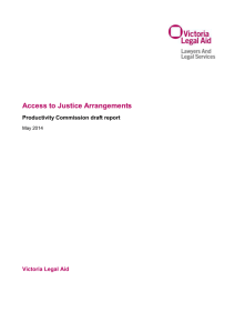 Access to Justice Arrangements
