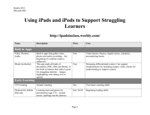 File - Using iPods and iPads