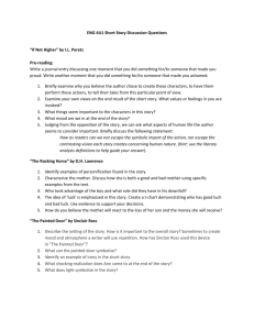 ENG 4U1 Short Story Discussion Questions
