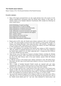 Mapping the Finnish music industry