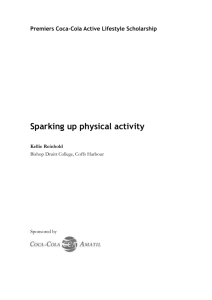 Sparking up physical activity