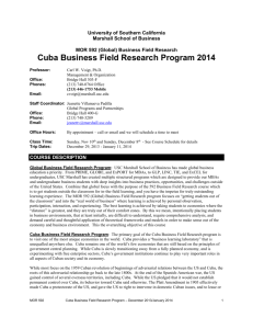 Cuba Business Field Research Syllabus-1.doc
