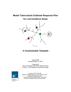 Model Tuberculosis Outbreak Response Plan