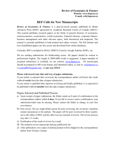 Call for New Papers - Better Advances Press