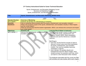 0434 Sports and Entertainment Instructional Guide.doc