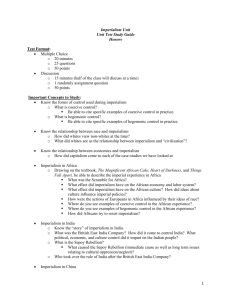 Imperialism Unit 2014-2015 - Study Guide.doc